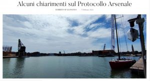 Alcuni chiarimenti sul protocollo Arsenale