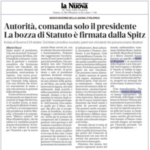 Autorità, comanda solo il presidente