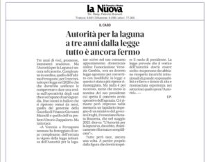 Autorità per la Laguna_La Nuova