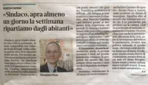 Sindaco apra almeno...