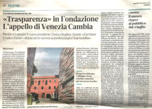 VeneziaCambia su Fondazione Venezia