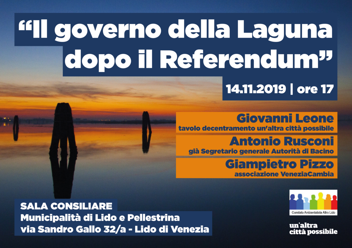 Il governo della laguna dopo il referendum