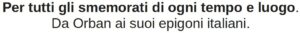 Per tutti gli smemorati